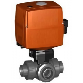 150.167.414 | 3/4 - 167 3-way Horizontal T-Port Threaded NPT 100-230V - PVC/FKM