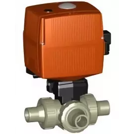 199.168.097 | 50 - 168 EA 3-way Horizontal L-port IR/Butt Fusion 100-230V - PP/FKM