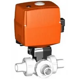 150.169.076 | 40 - 169 3-way Horizontal T-Port IR/Butt Fusion 100-230V - PVDF/FKM