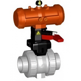 199.252.097 | 50 - Type 546 Pro Ball Valve w/ PPA Pneumatic Actuator - DA Socket Fusion w/ MO - PVDF/FKM