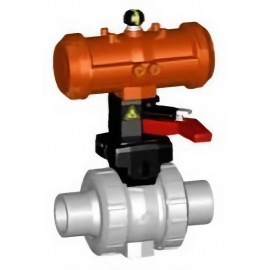 199.252.716 | 40 - Type 546 Pro Ball Valve w/ PPA Pneumatic Actuator - FC IR/Butt Fusion w/ MO - PVDF/FKM