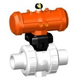 199.252.915 | 32 - Type 546 Pro Ball Valve w/ PPA Pneumatic Actuator - DA IR/Butt Fusion - PVDF/FKM