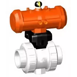 199.252.178 | 63 - Type 546 Pro Ball Valve w/ PPA Pneumatic Actuator - FO Socket Fusion - PVDF/FKM