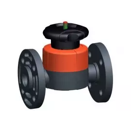 161.517.635 | 1-1/4 - 517 Diaphragm Valve Flanged - PVC/PTFE