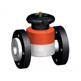 185.517.735 | 1-1/4 - 517 Diaphragm Valve Flanged - PVDF/PTFE/EPDM