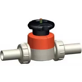 167.514.136 | 50 - 514 Diaphragm Valve IR/Butt Fusion Union - PP/PTFE/EPDM