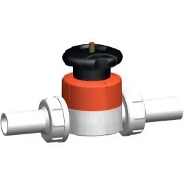 181.514.156 | 50 - 514 Diaphragm Valve IR/Butt Fusion Union - PVDF-HP/PTFE/FKM