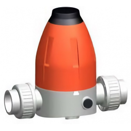 163.586.214 | 1 - 586 Pressure Retaining Valve Socket w/o Gauge - CPVC/FKM