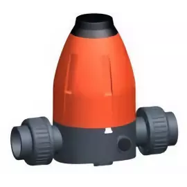 161.586.204 | 1 - 586 Pressure Retaining Valve Socket w/o Gauge - PVC/EPDM