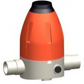 167.586.015 | 40 - 586 Pressure Retaining Valve IR/Butt Fusion w/o Gauge - PP/FKM