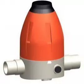 185.586.016 | 50 - 586 Pressure Retaining Valve IR/Butt Fusion w/o Gauge - PVDF/FKM