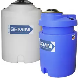 01-28907 | 15 Gal - Gemini Dual Containment Tank - LPE SD 1.5 - Blue - Cylindrical
