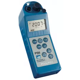 PS6FCE | PoolPro PS6 - Conductivity - TDS - Mineral / Salt Concentration - pH - ORP / Free Chlorine - Temp