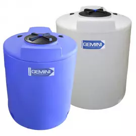 01-29779 | 320 Gal - Gemini Dual Containment Tank - LPE HD 1.9 - Blue - Cylindrical