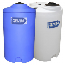 01-30140 | 65 Gal - Gemini Dual Containment Tank - XLPE HD 1.9 - Natural - Cylindrical