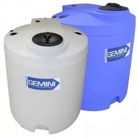 01-30294 | 90 Gal - Gemini Dual Containment Tank - LPE SD 1.5 - Blue - Cylindrical