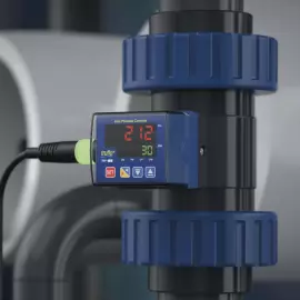 TKP-50-PF-B | 2" Truflo TKP Paddlewheel Flow Meter - PVDF - Viton - Butt Fused Connections - LED - Rate & Total - Pulse Output - 24VDC