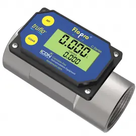 TC3B-25-D-N | 1" 316 SS Paddlewheel Flow Meter - Battery - 316 SS w/ FPM Seals - for LCD Display - Flow Rate & Total - FNPT