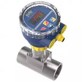 TI3F-SS-L | Truflo TI3F Insertion Paddlewheel Flow Meter - 316SS w/ Viton Seals - for 6" to 24" Pipe - LED - Flow Rate - 4-20mA - Voltage Output