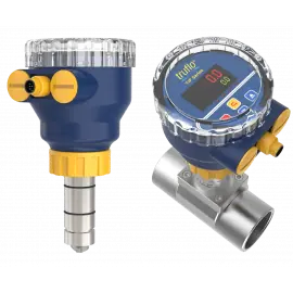 TI3P-SS-L | Truflo TI3P Insertion Paddlewheel Flow Meter - 316SS w/ Viton Seals - for 6" to 24" Pipe - LED - Flow & Total - Pulse Output