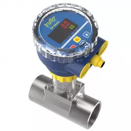 TI3P-SS-S | Truflo TI3P Insertion Paddlewheel Flow Meter - 316SS w/ Viton Seals - for 1/2" to 4" Pipe - LED - Flow & Total - Pulse Output
