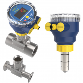 TI3P-SS-L | Truflo TI3P Insertion Paddlewheel Flow Meter - 316SS w/ Viton Seals - for 6" to 24" Pipe - LED - Flow & Total - Pulse Output