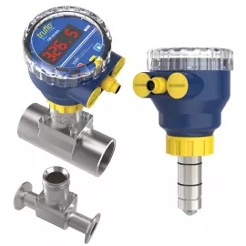 TI3R-SS-L | Truflo TI3R Insertion Paddlewheel Flow Meter - 316SS w/ Viton Seals - for 6" to 24" Pipe - LED - Flow Rate - 4-20mA Output + Relay