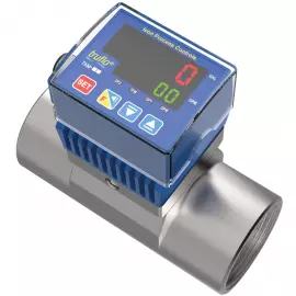 TK3M-80-SS | 3" Truflo TKM Paddlewheel Flow Meter - 316SS w/ Viton Seals - Threaded Connections - LED - Rate & Total - Pulse & 4-20mA Output - 24VDC