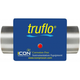 TK3W-100-SS | 4" Truflo TKW Paddlewheel flow Meter - 316SS w/ Viton Seals - Threaded Connections - Blind - Pulse Output - 24VDC