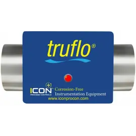 TK3W-40-SS | 1-1/2" Truflo TKW Paddlewheel flow Meter - 316SS w/ Viton Seals - Threaded Connections - Blind - Pulse Output - 24VDC
