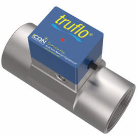 TK3W-40-SS | 1-1/2" Truflo TKW Paddlewheel flow Meter - 316SS w/ Viton Seals - Threaded Connections - Blind - Pulse Output - 24VDC