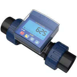 TKB-25-PP-E | 1" Truflo TKB Battery Operated Paddlewheel Flow Meter - PP - EPDM - Threaded Connections - LCD - Rate & Total