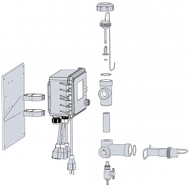 WPH6-A00-P-AC-N-E | I6 pH/ORP Controller - 6 Powered (US Plugs) - Sensor & Combo - No 4-20 Out - Ethernet - Configurable