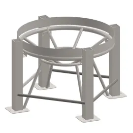 ProChem Cone Bottom Tank Stands - 30° Slope