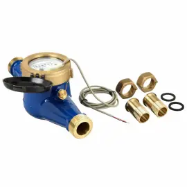 MJE-075-10P | Water Meter (Non-Drinking) - Pulse Output (Hall effect) - 3/4 Inch - 10 Pulses per Gallon