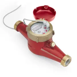 MJHR-100-5G | Hot Water Meter - Pulse Output (Reed Switch) - 1 Inch - 5 Gallons per Pulse