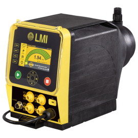 TD1021-592HI | LMI Metering Pump - 2.5 GPH - 250 PSI - PVDF for General Duty - w/ MFV + De-gas + Flow + Leak Detection