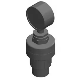 GGU050-C2x | Mid-Range 2.5 inch Gauge - 1/2 inch Union - Hast C