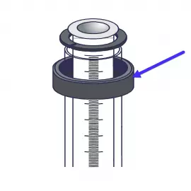 PC-004-0030 | Nut - 30 mL - PVC