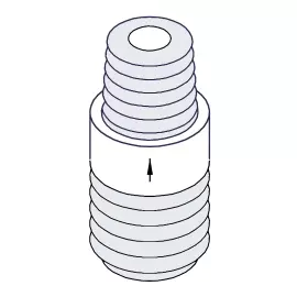 26024 | VALVE, 1/2 NPT PVC