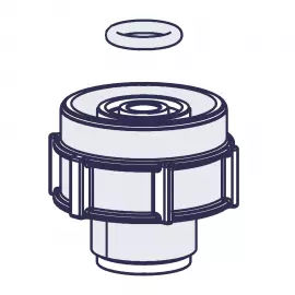 49254 | 4FV FITTING ASSEMBLY PVC/POLYPREL