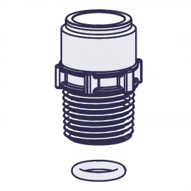 48788 | FITTING SGL BALL WITH O-RING