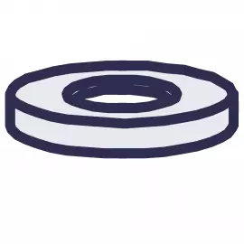 25128 | RING, SEAL 0.500 TEFLON