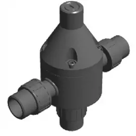 PRM050-CPU | 1/2 inch M-Series Pressure Relief Valve - CPVC - Union Connection - Viton O-Ring