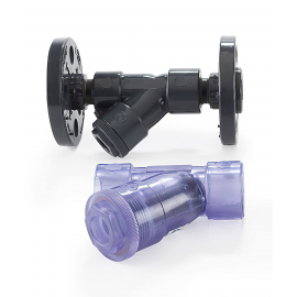 YS150-CPF | Y Strainer - 1.5 inch Flange - CPVC