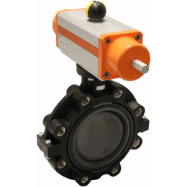 199.244.646 | 5 - 244 PA Lug Butterfly Valve FC - CPVC/PTFE