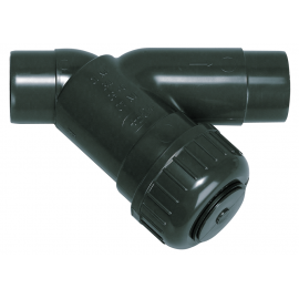 150.305.905 | 40 - 305 Line Strainer PE Long Spigot Union 20Mesh - ABS/EPDM