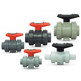 167.546.319 | 90 - 546 Ball Valve PE Long Spigot SDR17.6 - PP/FKM
