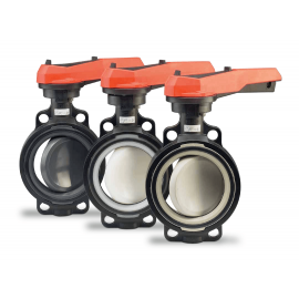 161.567.427 | 6 - 567 Wafer Butterfly Valve Lever Silicone Free - PVC/FKM
