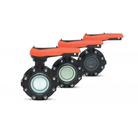 163.578.304 | 3 - 578 Lug Butterfly Valve Lever - CPVC/PTFE